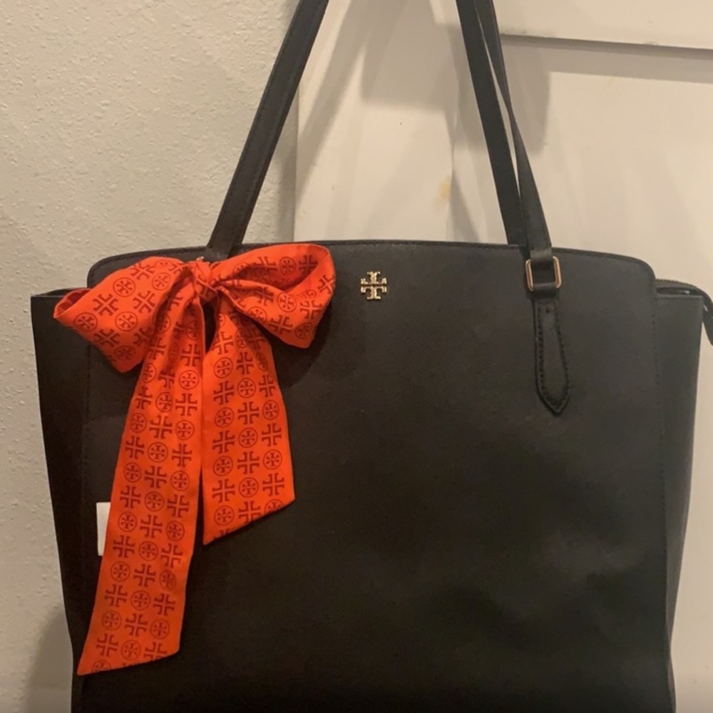 Tory Burch Red Scarf